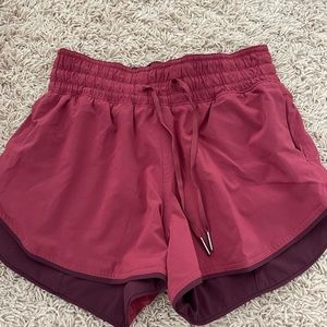 Lululemon reversible shorts, size 2